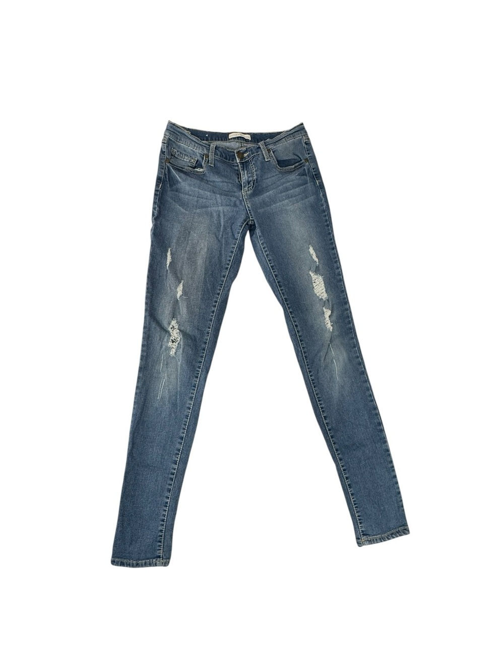 Altar'd State Blue Distressed Skinny Jeans